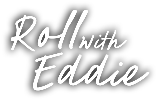 Roll with Eddie promotional logo